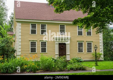 Casa a Old Deerfield Village Historic District, Massachusetts, Stati Uniti Foto Stock