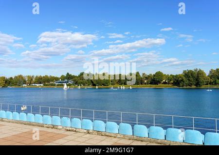 Idroscalo, lago artificiale di Milano, Lombardia, Italia Foto Stock
