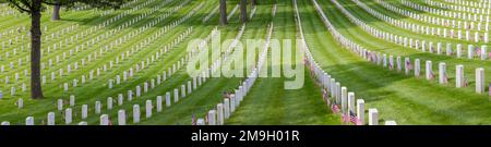 65095-02705 Jefferson Barracks National Cemetery St Louis, Missouri Foto Stock