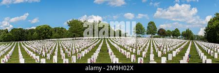 65095-02709 Jefferson Barracks National Cemetery St Louis, Missouri Foto Stock