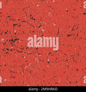 grunge rosso astratto texture senza cuciture Illustrazione Vettoriale