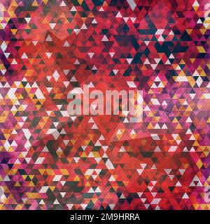 triangolo rosso senza cuciture Illustrazione Vettoriale