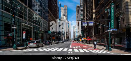 Madison Avenue, New York New York, Stati Uniti d'America Foto Stock