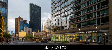 10th Avenue, West Side, New York City, New York, Stati Uniti Foto Stock