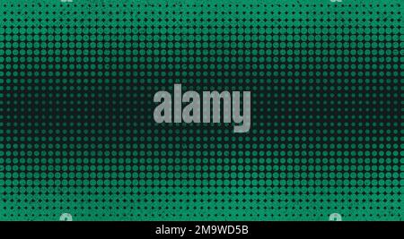 Sfondo a mezzitoni grigio verde scuro, motivo del rumore, design del banner grunge Foto Stock