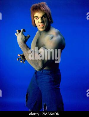 LOU FERRIGNO nell'INCREDIBILE HULK (1978), diretto da BILL BIXBY e REZA S. BADIYI. Credito: MARVEL PROD./UNIVERSAL TV / Album Foto Stock