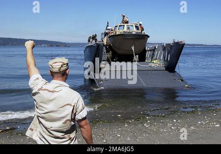 050728-N-1056B-010. Base: Naval Magazine Indian Island state: Washington (WA) Paese: Stati Uniti d'America (USA) Scene Major Command mostrato: ACB-1 Foto Stock