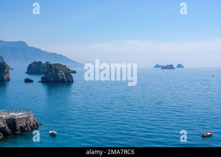 Italia -Costiera Amalfitana nel villaggio di Nerano Foto Stock