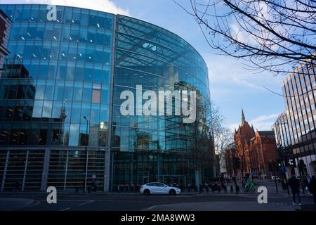 Sede centrale della catena di supermercati, Sainsbury's a Holborn, Londra Foto Stock