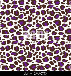 Motivo leopardo senza cuciture in pelle animale. Giaguaro, leopardo, ghepardo, pelliccia di pantera. Illustrazione Vettoriale