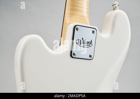 Chitarra basso Wilcock Darkstar Foto Stock