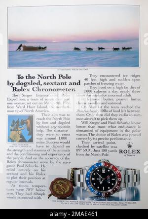 1978 annuncio a stampa Rolex GMT master Watch Foto Stock