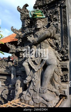 Tempio indù pura Segara, Lovina, Buleleng Regency, Bali, Indonesia, Asia Foto Stock