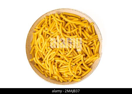 Pasta in un piatto di gres Foto Stock