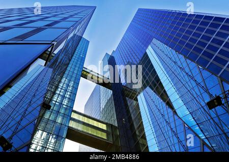 Fotomontaggio, Highlight Towers, Monaco, Baviera, Germania Foto Stock