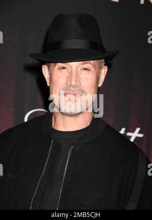 Los Angeles, California, Stati Uniti. 19th Jan, 2023. Freddie Prinze Jr. Partecipa alla prima di Los Angeles del "Wolf Pack" di Paramount all'Harmony Gold il 19 gennaio 2023 a Los Angeles, California. Credit: Jeffrey Mayer/JTM Photos/Media Punch/Alamy Live News Foto Stock