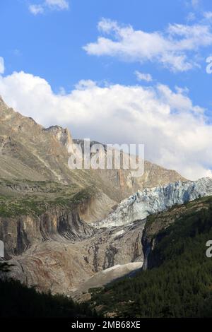 Ghiacciaio. Alpes Suisses. Europa. Foto Stock