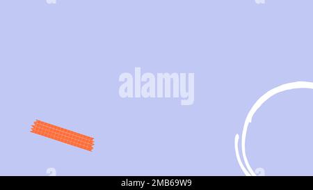 progettazione di illustrazioni e disegni di diapositive del piano della lezione in cui è possibile aggiungere immagini o informazioni di testo Foto Stock