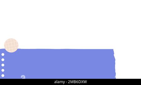 progettazione di illustrazioni e disegni di diapositive del piano della lezione in cui è possibile aggiungere immagini o informazioni di testo Foto Stock