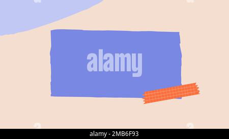 progettazione di illustrazioni e disegni di diapositive del piano della lezione in cui è possibile aggiungere immagini o informazioni di testo Foto Stock