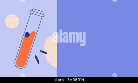 progettazione di illustrazioni e disegni di diapositive del piano della lezione in cui è possibile aggiungere immagini o informazioni di testo Foto Stock