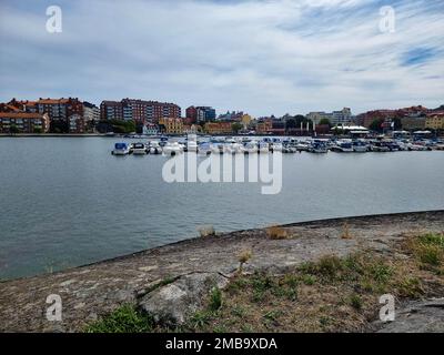 Karlskrona è una città portuale della provincia di Blekinge, nel sud della Svezia Foto Stock