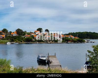 Karlskrona è una città portuale della provincia di Blekinge, nel sud della Svezia Foto Stock