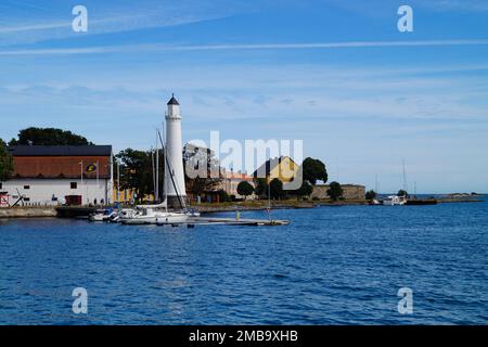 Karlskrona è una città portuale della provincia di Blekinge, nel sud della Svezia Foto Stock