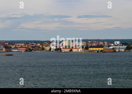 Karlskrona è una città portuale della provincia di Blekinge, nel sud della Svezia Foto Stock