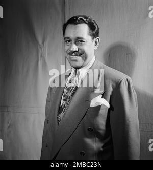 Ritratto di Cab Calloway, Columbia studio, New York, N.Y., ca. Marzo 1947. Foto Stock