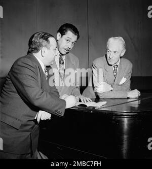 Ritratto di Cab Calloway, Columbia studio, New York, N.Y., ca. Marzo 1947. Foto Stock