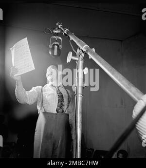 Ritratto di Cab Calloway, Columbia studio, New York, N.Y., ca. Marzo 1947. Foto Stock