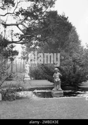 Taylor, Myron C., MR., residenza e terreni, Locust Valley, Long Island, New York, 1928 novembre Foto Stock