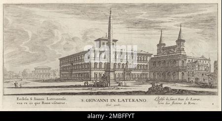 S. Giovanni in Laterano, 1640-1660. Foto Stock