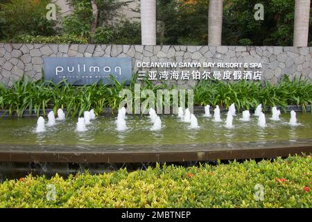 Sanya, Cina - Aprile 10 2015: Hotel e Resort Pullman a Sanya, Hainan, Cina. Pullman Hotels and Resorts è un esclusivo hotel multinazionale francese Foto Stock