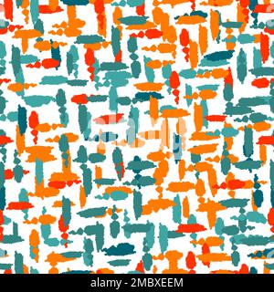 Pattern senza cuciture di pennellate colorate. Illustrazione vettoriale Illustrazione Vettoriale