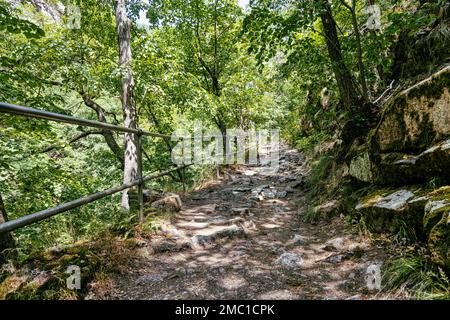 Bodetal escursione destinazione nei Monti Harz Sassonia-Anhalt Foto Stock