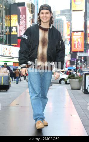 Ne York, NY, Stati Uniti. 20th Jan, 2023. Lukas Graham visto al buon mattino America a New York City il 20 gennaio 2023. Credit: RW/Media Punch/Alamy Live News Foto Stock