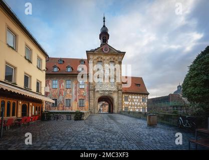 Vecchio Municipio (Altes Rathaus) - Bamberg, Baviera, Germania Foto Stock