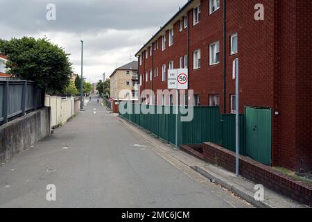 Attraversa Ln a Kogarah, un sobborgo della parte meridionale di Sydney. Foto Stock