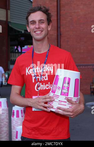 21st gennaio 2023; Sydney Cricket Ground, Sydney, NSW, Australia: Big Bash T20 League Cricket, Sydney Sixers contro Sydney Thunder; Sydney Sixers volontario Foto Stock