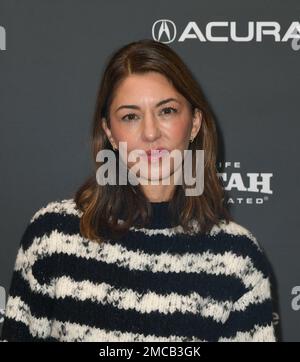 Sofia Coppola partecipa alla prima edizione del Sundance Film Festival 'Fairyland' del 2023 all'Eccles Center Theatre il 20 gennaio 2023 a Park City, Utah. Foto: Casey Flanigan/imageSPACE/MediaPunch Foto Stock