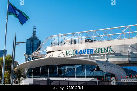 La Rod Lava Arena presso il complesso del National Tennis Centre di Melbourne, Victoria, Australia Foto Stock