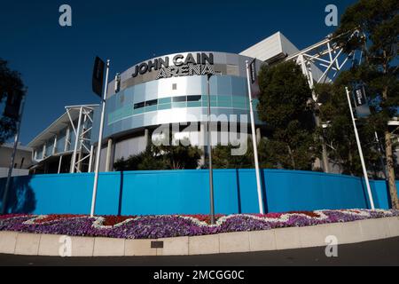 La John Cain Arena presso il complesso del National Tennis Centre di Melbourne, Victoria, Australia Foto Stock