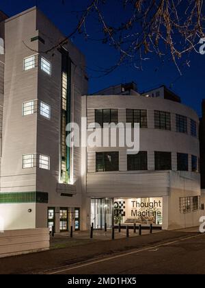 Thought Machine HQ London Herbrand St - Thought Machine è un'azienda FinTech che costruisce piattaforme basate su cloud per il settore bancario. Fondata nel 2014. Foto Stock