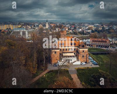 Complesso turistico e ricreativo nella città di Uniejow, Polonia. Foto Stock