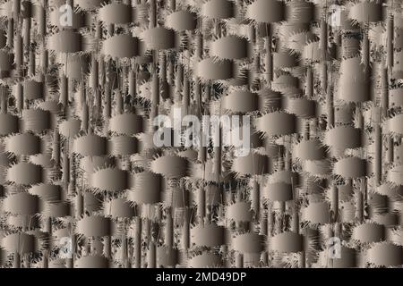 Schema vettoriale senza giunture con blot in bronzo sfumato astratto Illustrazione Vettoriale