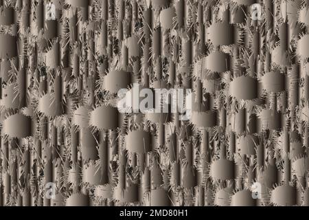 Schema vettoriale senza giunture con blot in bronzo sfumato astratto Illustrazione Vettoriale