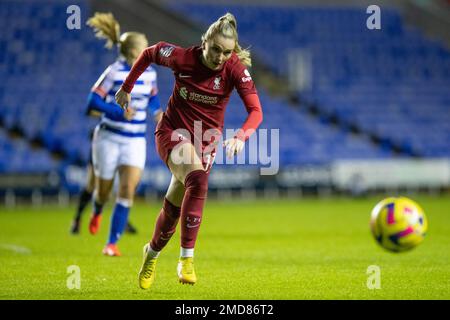 24 novembre 2022. Melissa Lawley. Barclays gioco di Super League femminile tra Reading e Liverpool, Select Car Leasing Stadium (Reading). Foto Stock