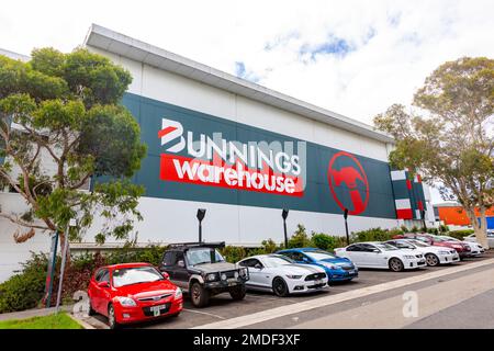 Magazzino di Bunnings, negozio di articoli per il fai da te e la casa a Chatswood Sydney, Bunnings è un rivenditore nazionale australiano di catene. Foto Stock